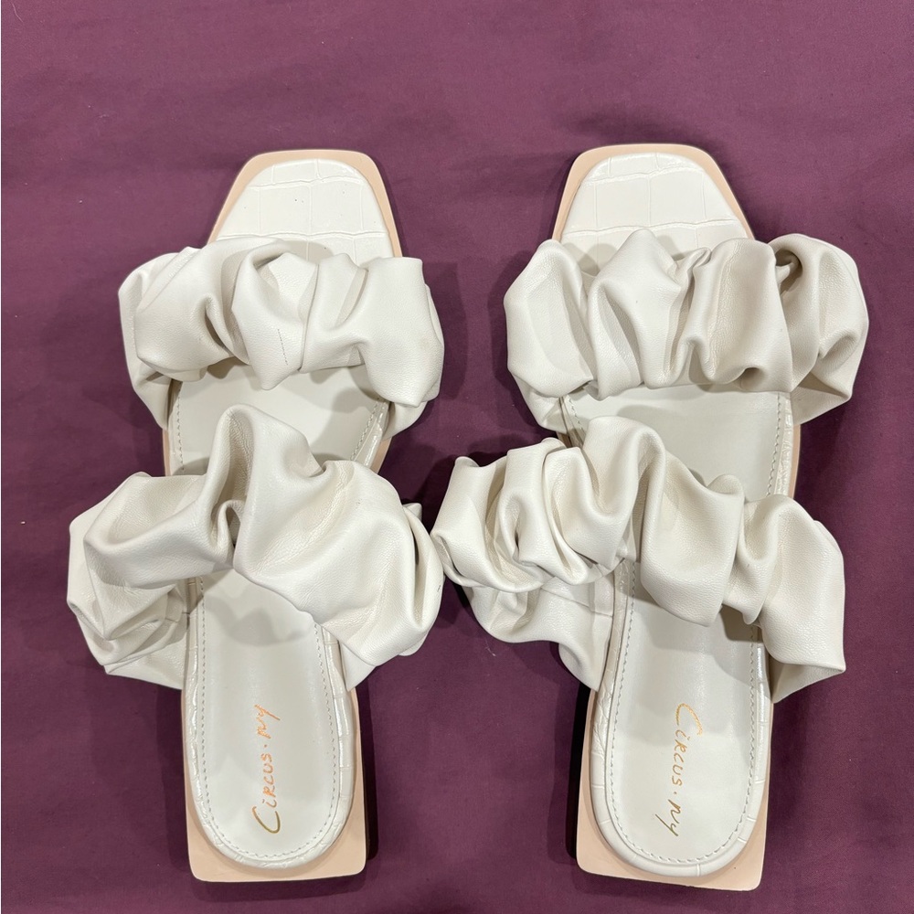 Circus by Sam Edelman Beige Leather Sandals